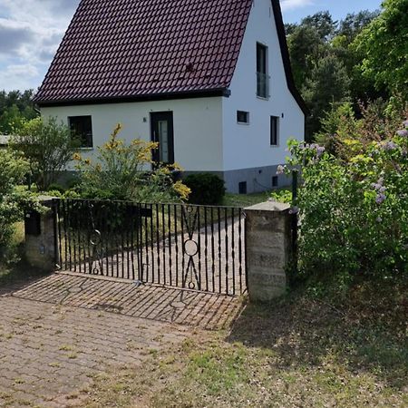 Mecklenburgische Seenplatte - Fh Mit Optionalem Steg Und Ruderboot Grosszerlang Esterno foto
